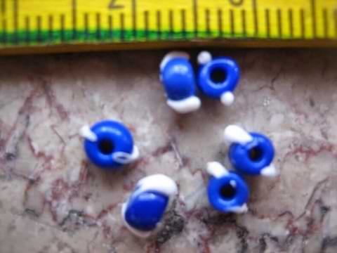 Perles en verre avec excroissance de 3.5 mm